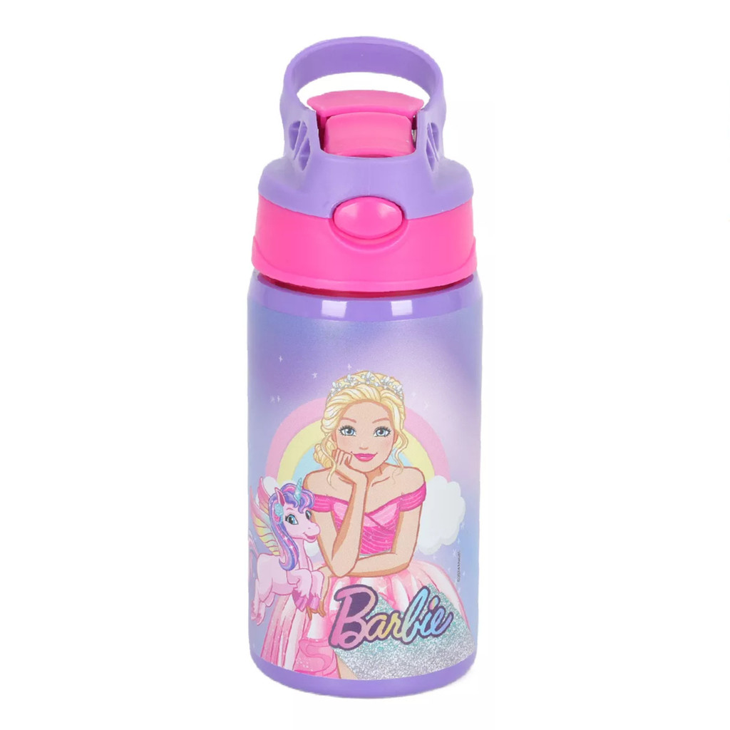 Garrafa Térmica Inox Barbie Princesa Unicórnio 500ml - Luxcel | Shopee ...