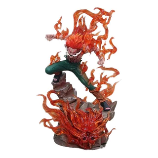 Action Figure Might Guy Sensei Com Led 28cm Naruto Shippuden