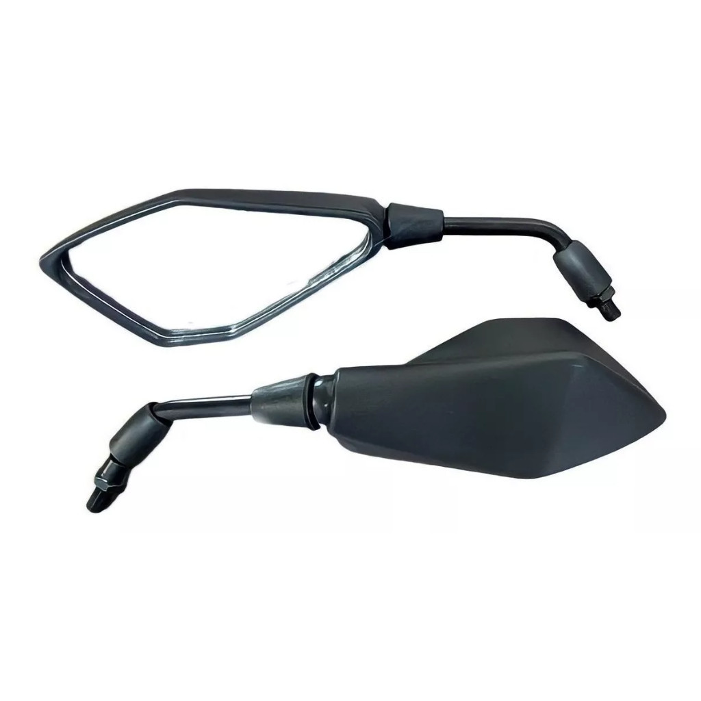 小野 Retrovisor Kawasaki Z400 Mini Fixo Haste Curta Rosca Honda Cb 300