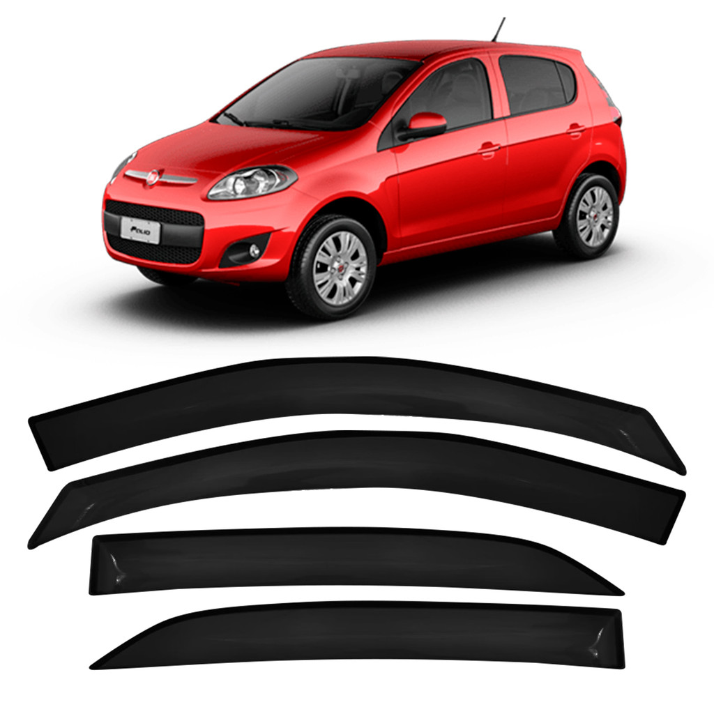 Calha De Chuva Defletor Novo Palio 2012 Até 2021 4 Portas | Shopee Brasil