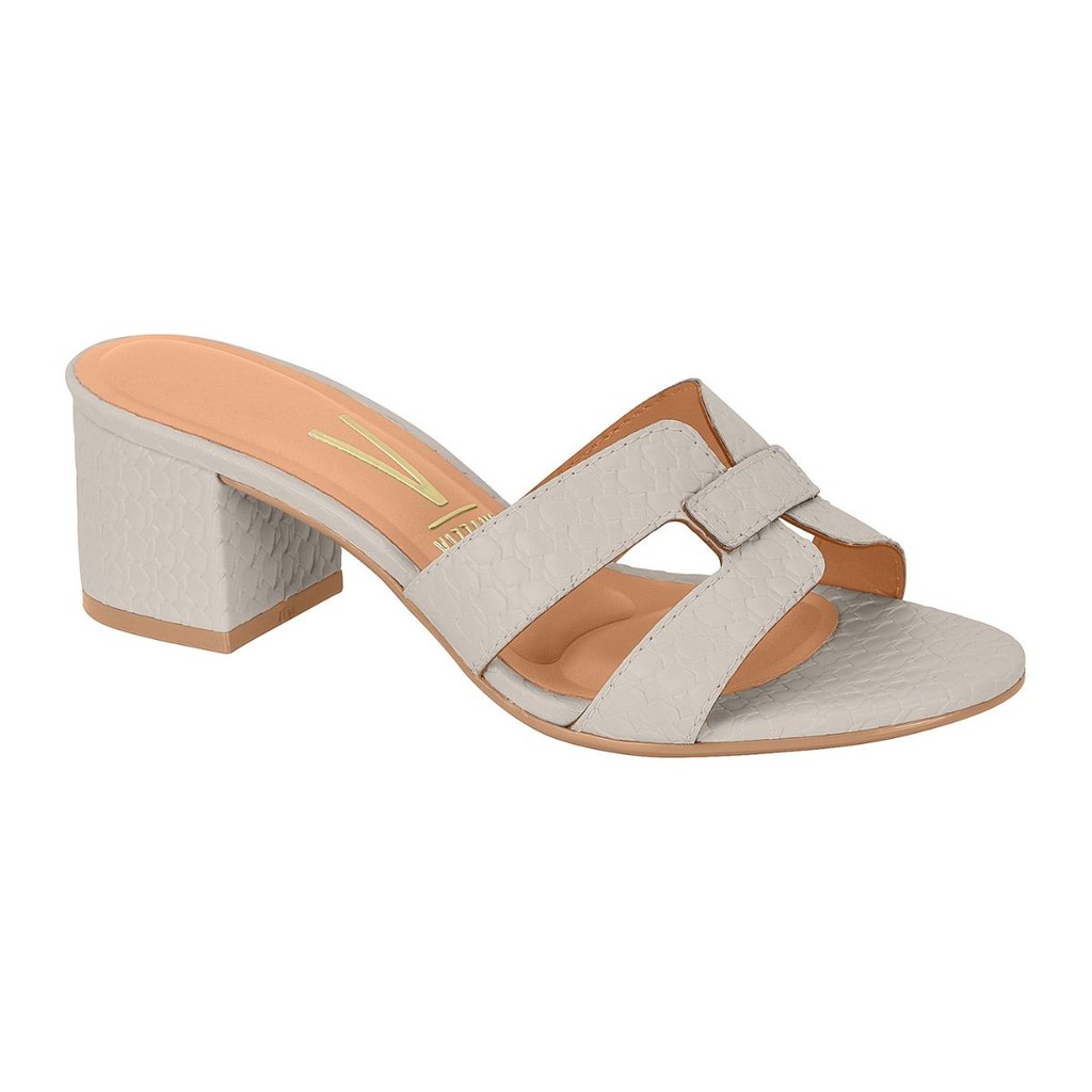 Scarpin Mule Vizzano Mule Com Salto Baixo Tamanco Feminino Mule