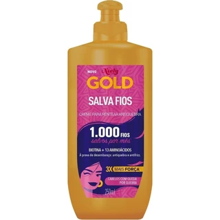Creme para Pentear Niely Gold Salva Fios 250ml em Oferta na Shopee