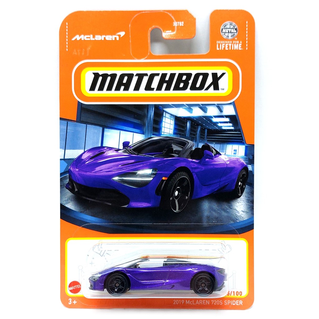 Matchbox McLaren 720S Spider Die-Cast Car – Teal, 1:64 Scale, 20/100 Series - View #7