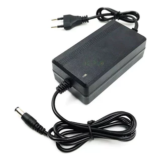 Fonte 12v 5a Bivolt Preta 5 Amperes Plug P4 Fita Led CFTV Câmeras