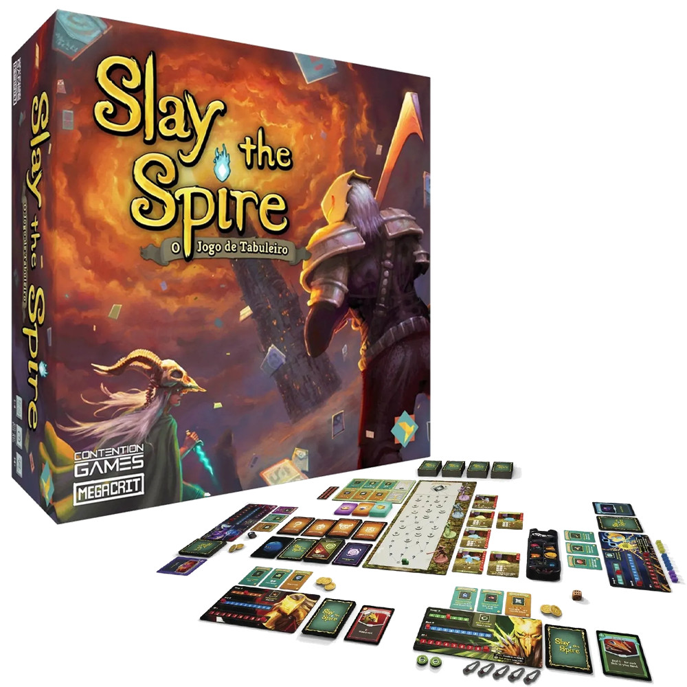 Slay The Spire Jogo De Tabuleiro Board Game Roguelike Mesa Monte Seu ...