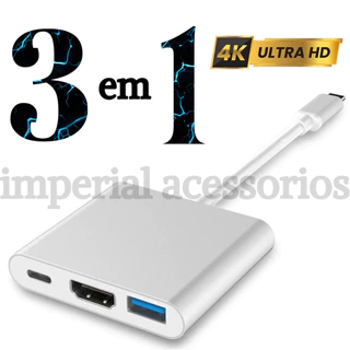 Type C Hub 6 Em 1 Adaptador De Leitor De Cartão TF SD Para Laptop PC Multi Portas Hdmi 4k Usb3.0 100w Pd Charge I.1006215031