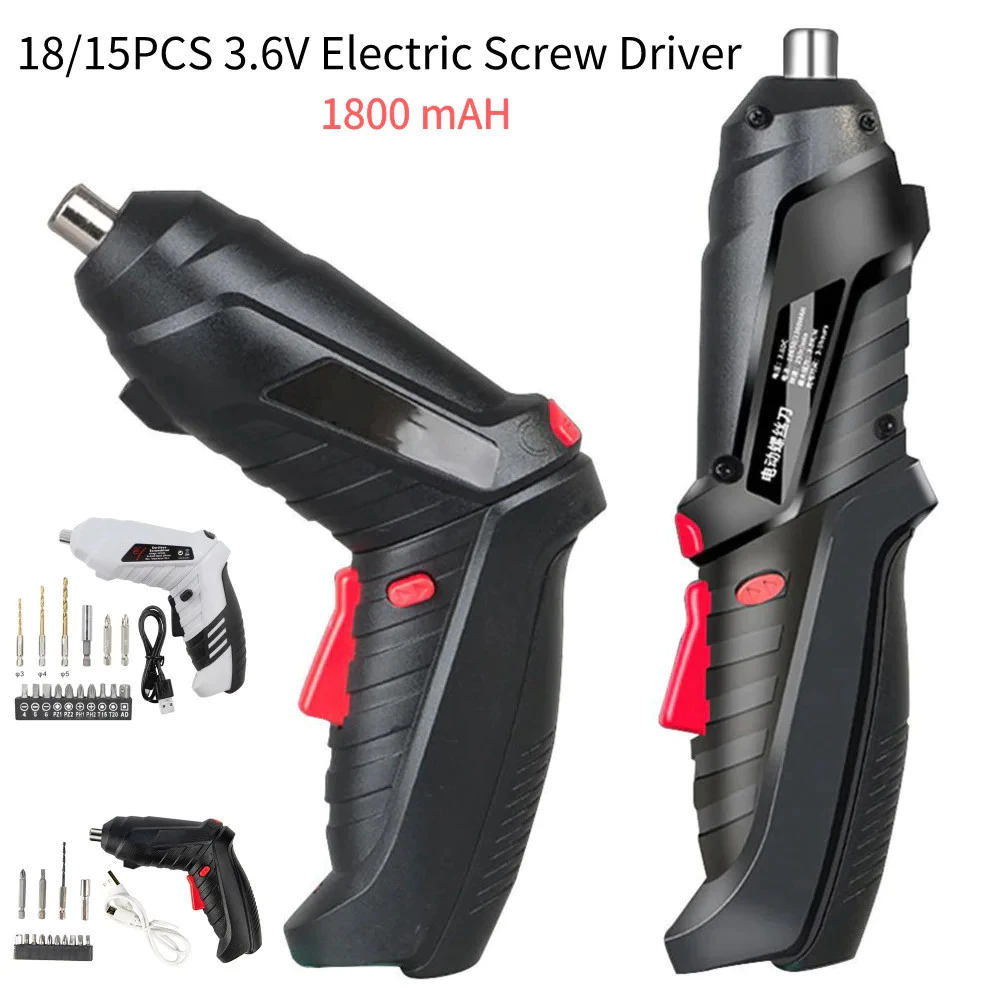 Kit Parafusadeira Doméstica com maleta Leve Portátil USB Recarregável-YUMI - Imagem 2