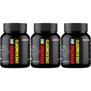 3x Super GH (Growth Hormone) Hormônio Crescimento Hardcore