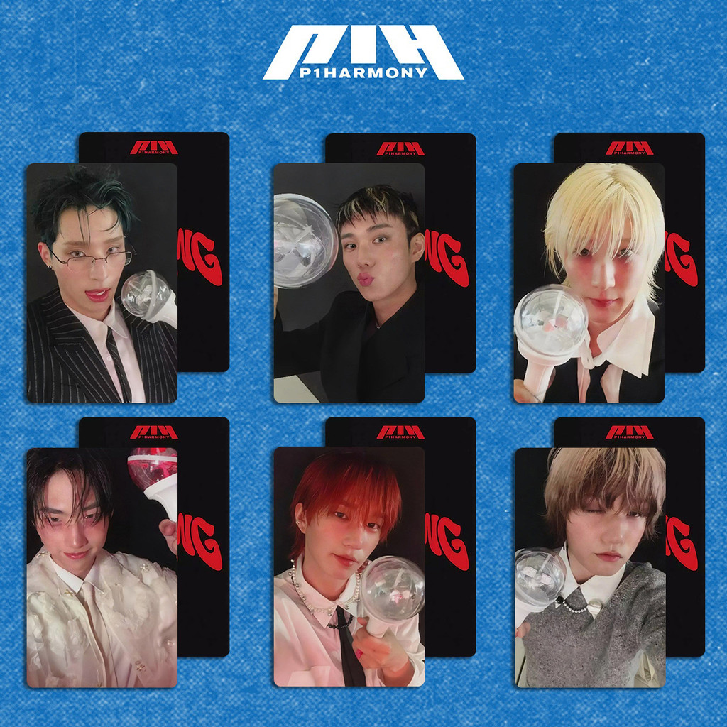 Kpop P1Harmony Cartão Aleatório Pequeno SAD SONG Álbum FNC