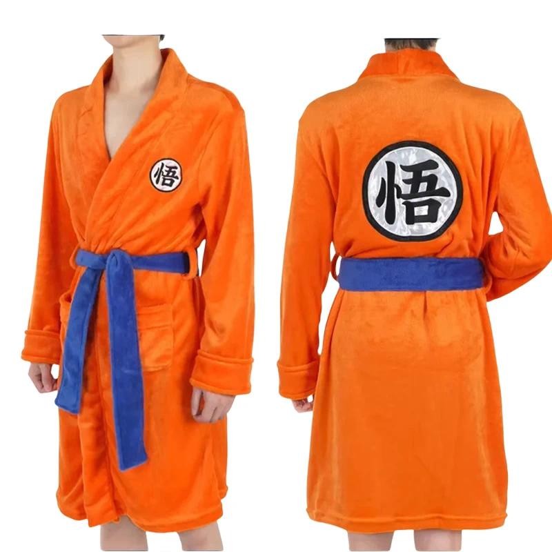 Adulto Anime Roupão Cosplay Son Goku Traje Homem Mulher De Banho ...