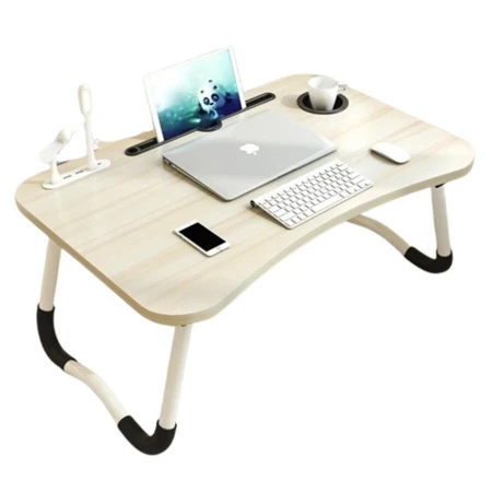 MESA PARA NOTEBOOK COM USB VENTILADOR ILUMINAÇÃO HOME OFFICE CAMA SOFA DOBRAVEL PORTATIL