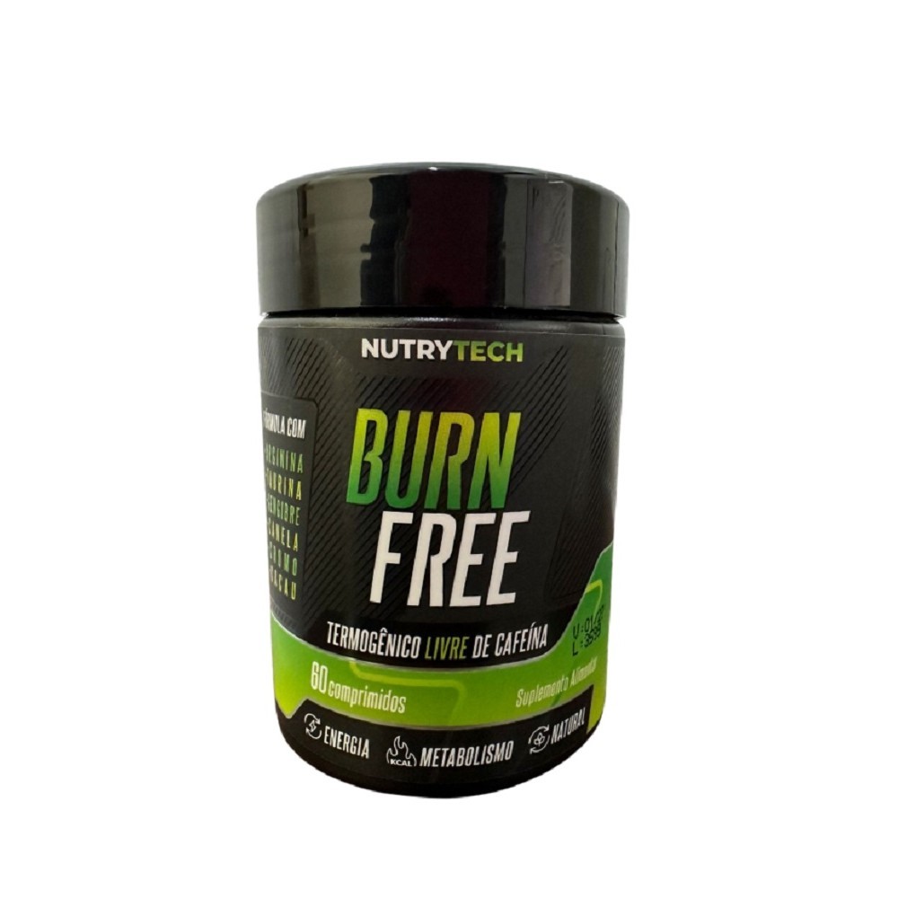 Termogênico Sem Cafeína Natural Burn Free - 60 Tabs | Shopee Brasil