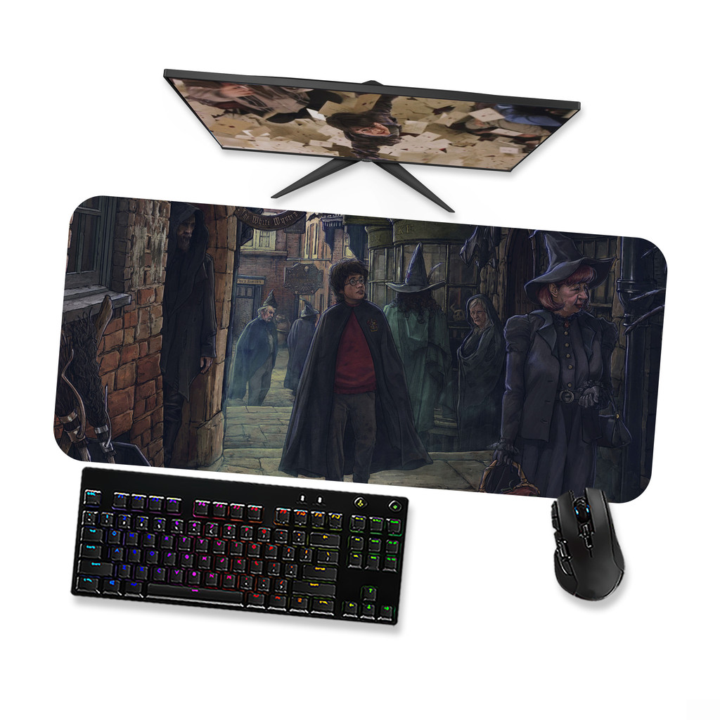 Mousepad HARRY POTTER 3 BECO DIAGONAL Speed Costurado Mouse pad Gamer ...