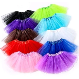 Saia Tule Lisa Infantil Para fantasia Carnaval Festa 30cm