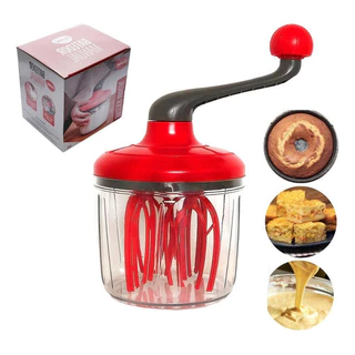 Batedor Manual Plástico Cozinha Utensilio Praticidade 20x1