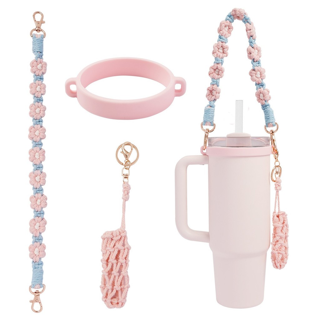 Graceful Water Cup Rope Silicone With Rings