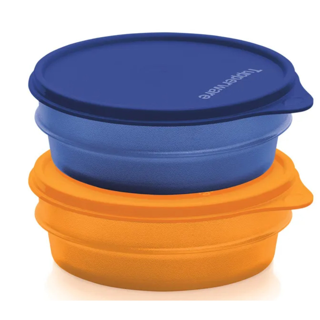Potes Herméticos Dinâmicos, Conjunto com 2 Peças, 400ml Cada, Azul e ...