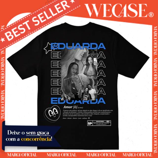 Camiseta Casal com Nome e Foto Casal Namorada Blusa Tiktok