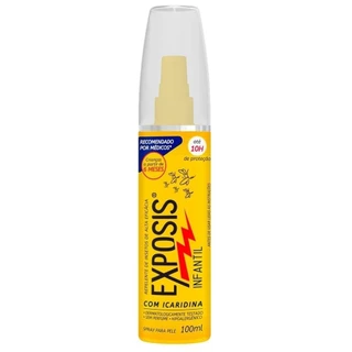 Repelente de Insetos Exposis Infantil Spray 100ml em Oferta na Shopee