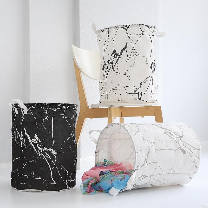 Cesto Organizador Multiuso Tecido Dobrável Roupa Brinquedos Lavanderia