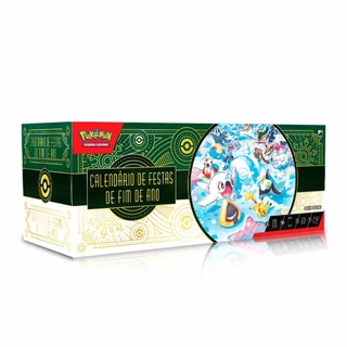 Box Pokémon Calendário De Festas De Fim De Ano Copag CERTIFICADO FSC