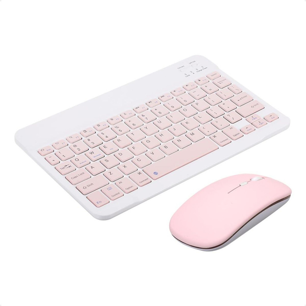 Kit Teclado Mouse iPad Pro 13 2024 iPad Pro 11 M4 Recarregável Sem