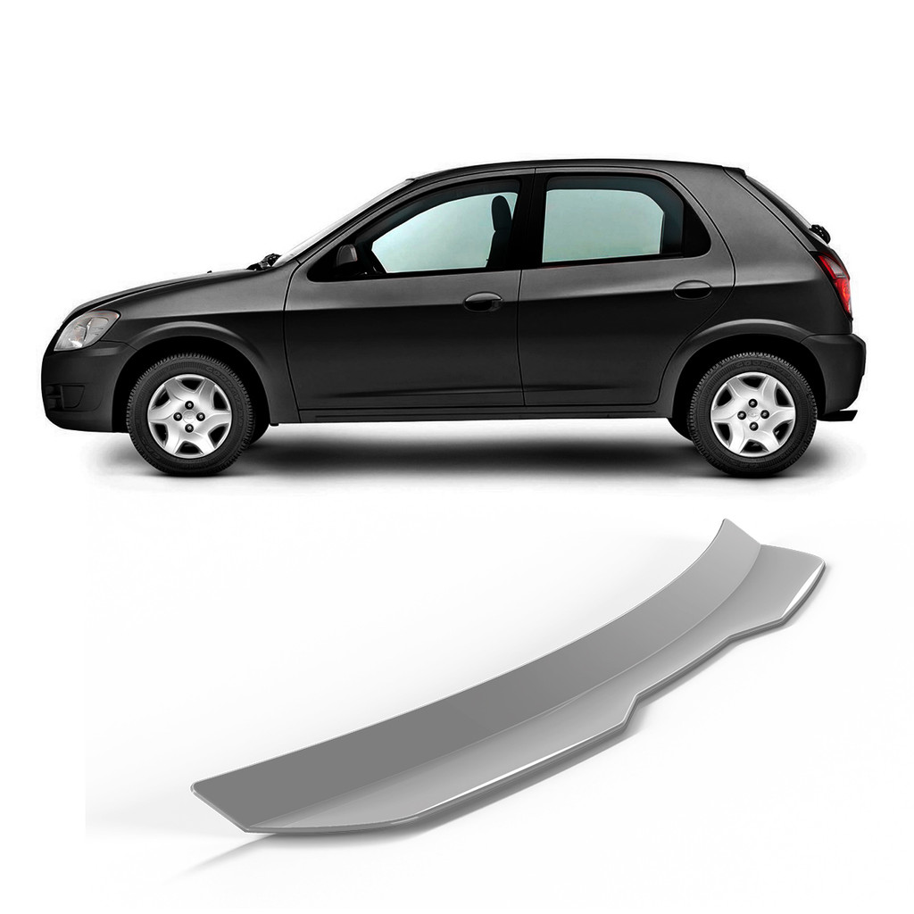 Aerofólio Pintado Celta 2000 até 2005 Prata