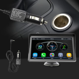 Multimídia Som De Carro Universal Carplay Android e IOS Tela 7 Câmera de Ré