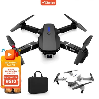 E88 Pro Drone HD Câmera Dupla Posicionamento WiFi FPV Altura Manter Profissional Quadricóptero RC