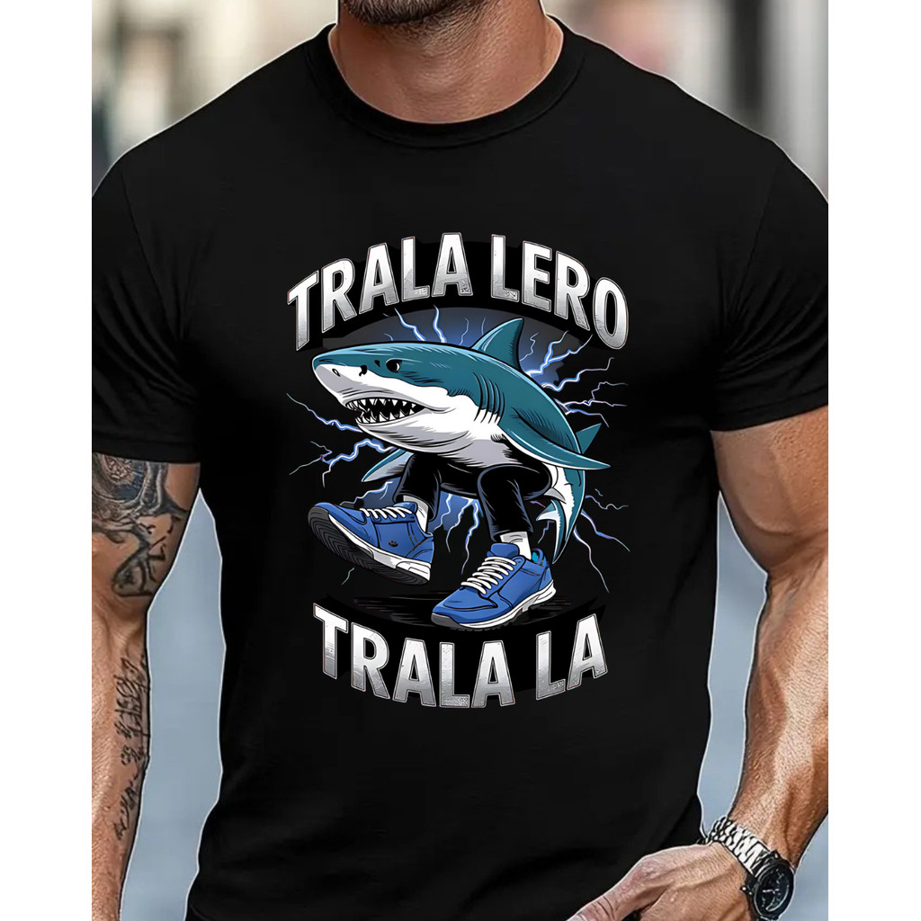 Camiseta Meme Tubarao Tralalero Tralala Tubarão | Shopee Brasil