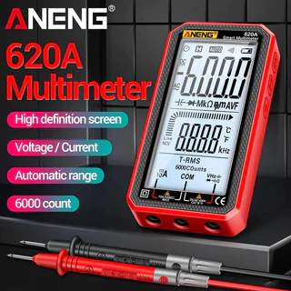 Multimetro Digital Caneta Tensão Amperimetro Kit 6000counts Ture RMS AC DC NCV em Oferta na Shopee