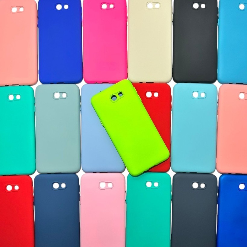 Capa Samsung J5 PRIME Silicone Aveludada Protege Câmera Colorida ...