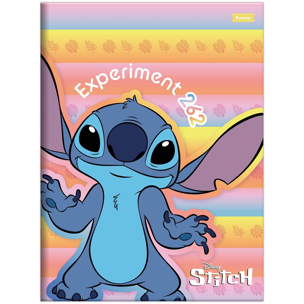 Caderno Brochur O Stitch Universit Rio Folhas X Cm Shopee Brasil