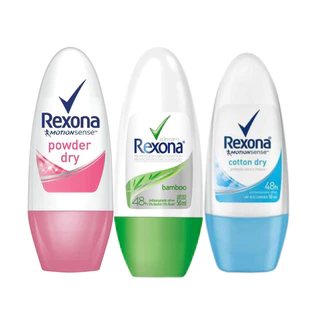 Kit C/3 Desodorantes Rexona Feminino Rollo on 50ml Cada (ESCOLHA O SEU)