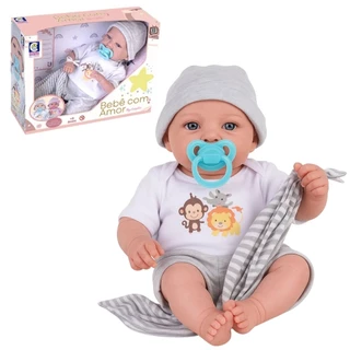 Boneca Bebê Com Amor By Cotiplás Menino 2825 - Cotiplás