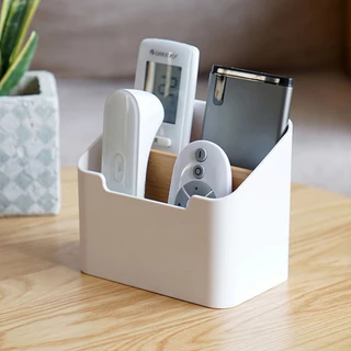 Organizador De Controle Remoto TV Suporte Para Mesa Multiuso Caixa Armazenamento Quarto Sala Estar