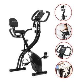Bicicleta Ergométrica Vertical Dobrável Exercicio Para Perna Cor Preto em Oferta na Shopee