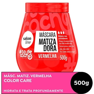 Máscara Hidratação Salon Line Tô de Cachos Matizadora Vermelha 500g em Oferta na Shopee