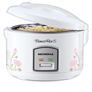 Panela elétrica de arroz 5 xícaras Bianca Rice - NPE-05-5X - Mondial
