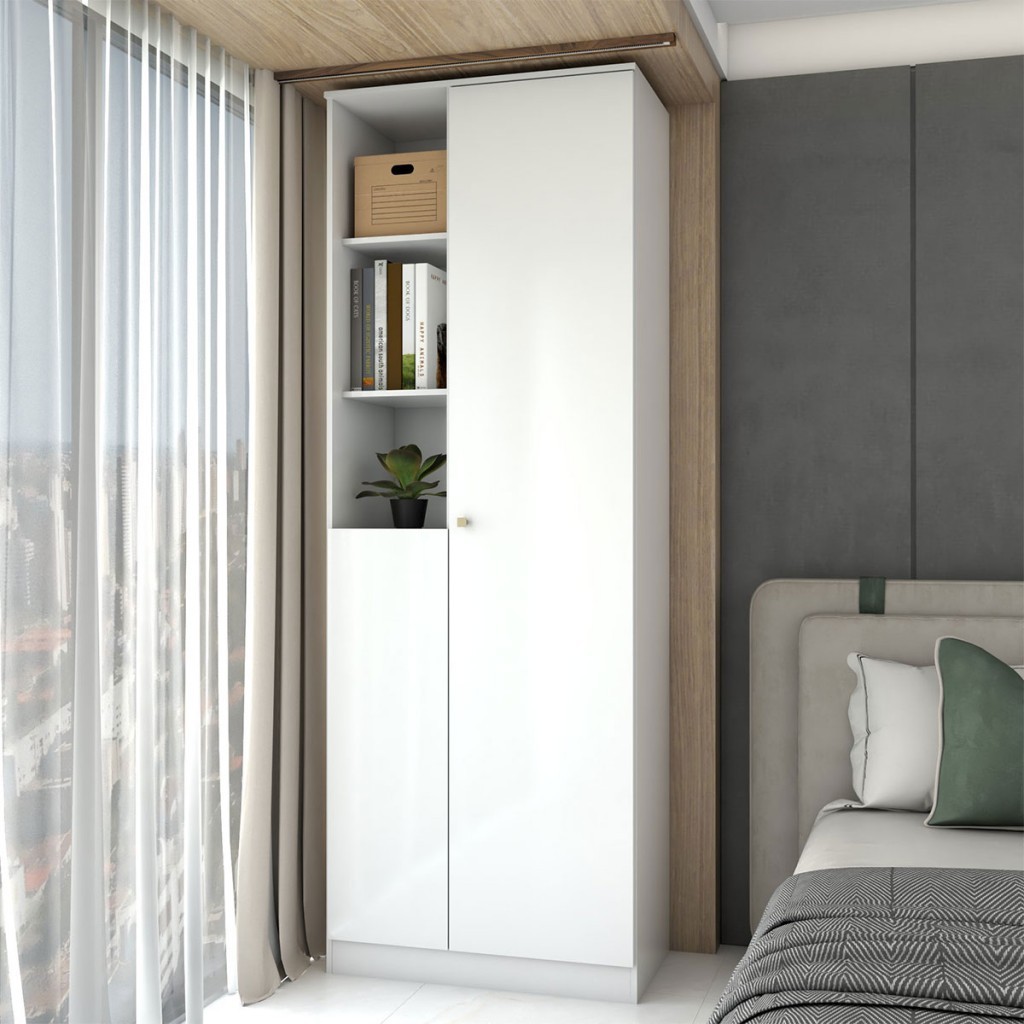 Sapateira Safira 2 Portas 8 Prateleiras