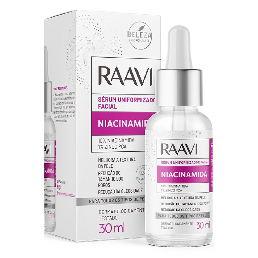 Imagem do produto Raavi Sérum Uniformizador Facial Niacinamida 30ml
