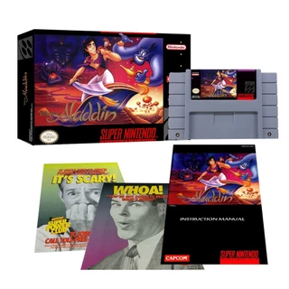 Jogo Aladdin com caixa e manual novo