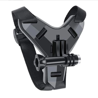 Suporte Go Pro Queixo Cinta Capacete Universal Gopro Sjcam em Oferta na Shopee