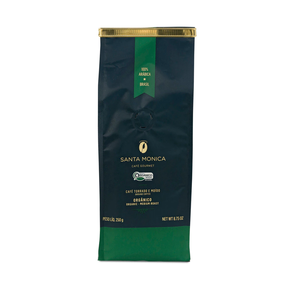Café Gourmet Orgânico Moído 250g - Santa Monica