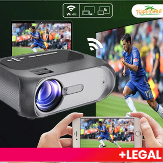 Projetor Led T7s 4000lm 1080p Espelho Wi-Fi Fio Hdmi 110v/220v em Oferta na Shopee
