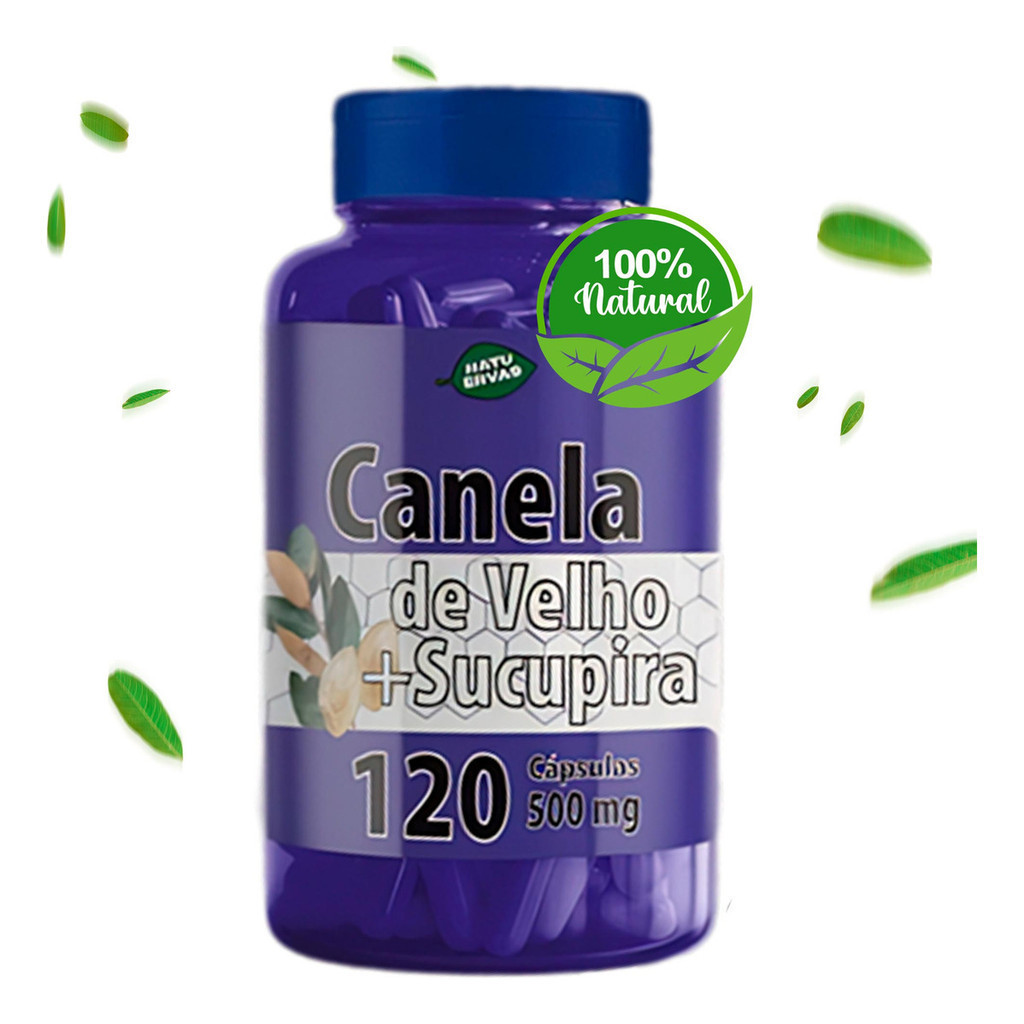 Canela De Velho com Sucupira - 120 Cápsulas - 500mg NatuErvas | Shopee ...