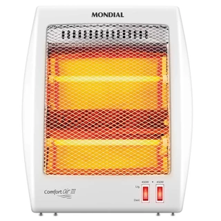 Aquecedor de ambientes 900W 2 em 1 quartzo Confort III - A-16