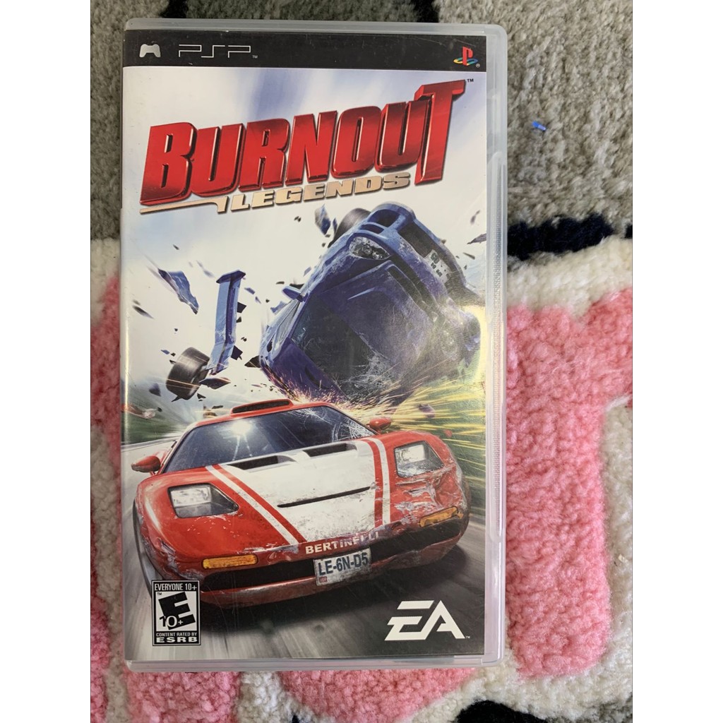 Burnout Legends Sur Sony PSP – Complet (FR) CIB, Très Bon état