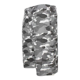 Bermuda Sarja Camuflada Plus Size Cargo Elástico Nova7 Caça Pesca Reforçada Multifunções