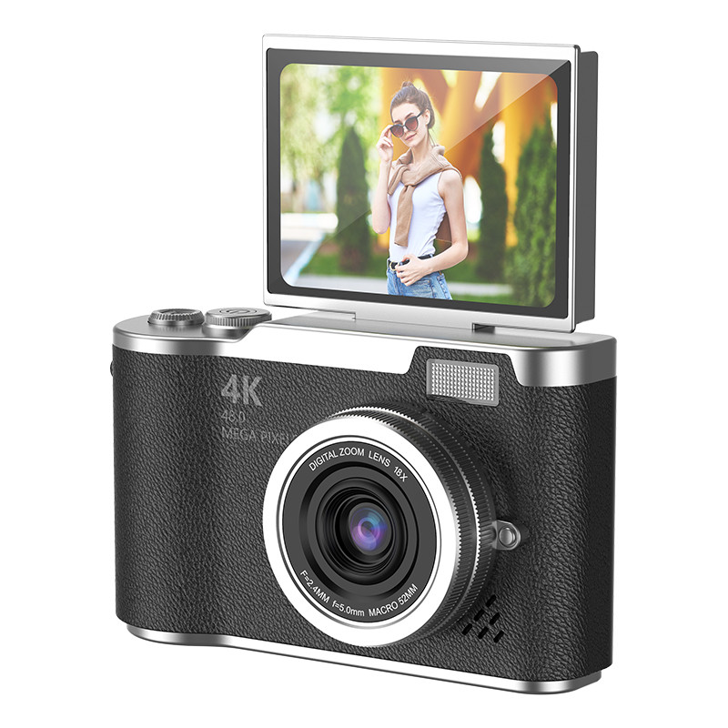 CCD Câmera 4K Para Fotografia , Câmera Digital 18X , Vídeo